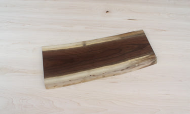 Live Edge Ready to Ship Black Walnut Finished Charcuterie Slab 12